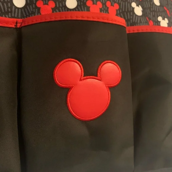 Disney Bay Diaper bag Mickey Mouse red black white gray - Picture 6 of 11